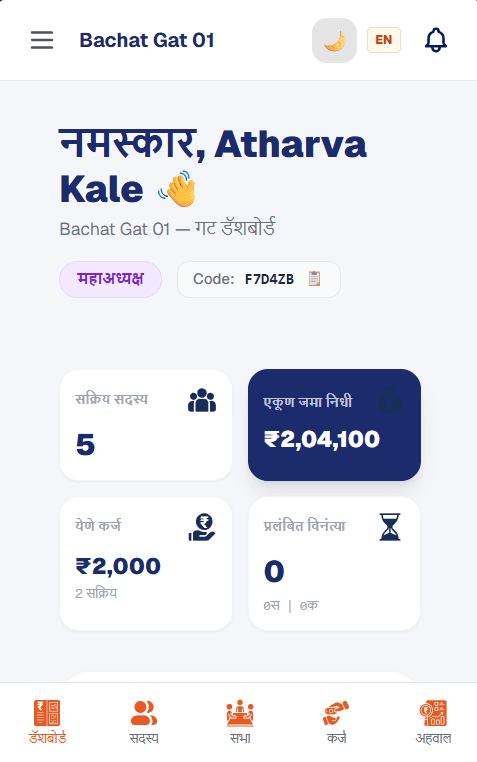 Mobile Dashboard Preview